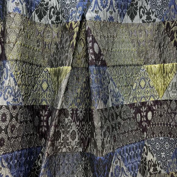 VTG Norton McNaughton Jacket Women's 1X Metallic Purple Gold Pockets Grandma - Picture 3 of 11